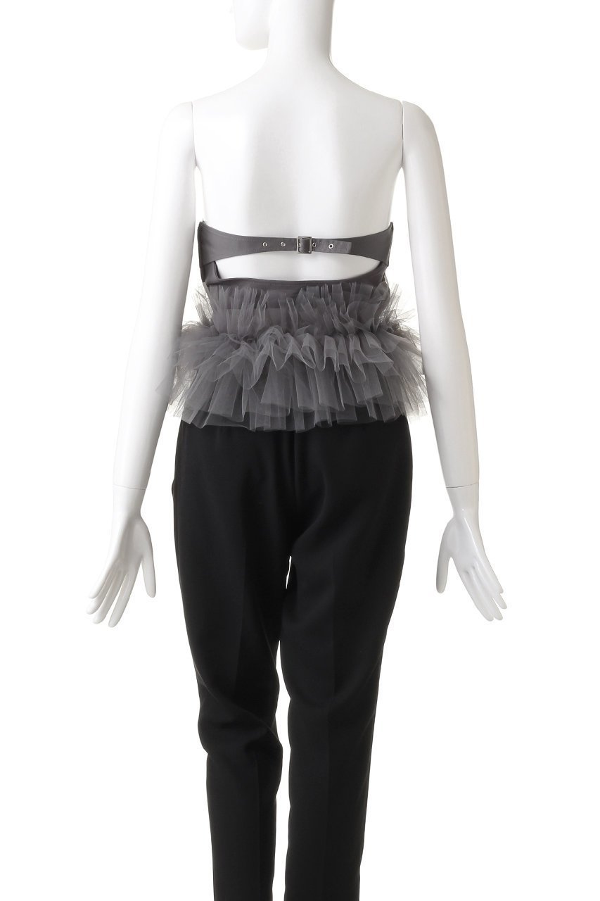 【プランク プロジェクト/PRANK PROJECT】のメッシュフリルチュールビスチェ / Mesh Frill Tulle Bustier 人気、トレンドファッション・服の通販 founy(ファニー) 　ファッション　Fashion　レディースファッション　Fashion for Women　アウター　Coat / Outerwear Collection　レディースジャケット・軽アウター　Jackets　おすすめ　Recommended / Our Picks　カットソー　Cut and Sewn Top　ジャケット　Jacket, Outerwear　スポーティ　Sporty, Casual Athletic　ダブル　Double, Double-Breasted　チュール　Tulip, Tulip Motif　ビスチェ　Bustier, Corset Top　フィット　Fit, Slim Fit　ベスト　Vest, Waistcoat　メッシュ　Mesh, Net Fabric　other-4|ID: prp329100003478514 ipo3291000000036062111