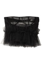 【プランク プロジェクト/PRANK PROJECT】のメッシュフリルチュールビスチェ / Mesh Frill Tulle Bustier BLK(ブラック)|ID: prp329100003478514 ipo3291000000036223825