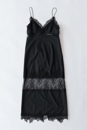 【プランク プロジェクト/PRANK PROJECT】のストライプレースキャミワンピ / Striped Lace Cami Onepiece 人気、トレンドファッション・服の通販 founy(ファニー) ファッション Fashion レディースファッション WOMEN ワンピース Dress キャミワンピース No Sleeve Dresses チュニック Tunic おすすめ Recommend ストライプ Stripe ストレート Straight チュニック Tunic マニッシュ Mannish レース Race ロング Long |ID:prp329100003478518