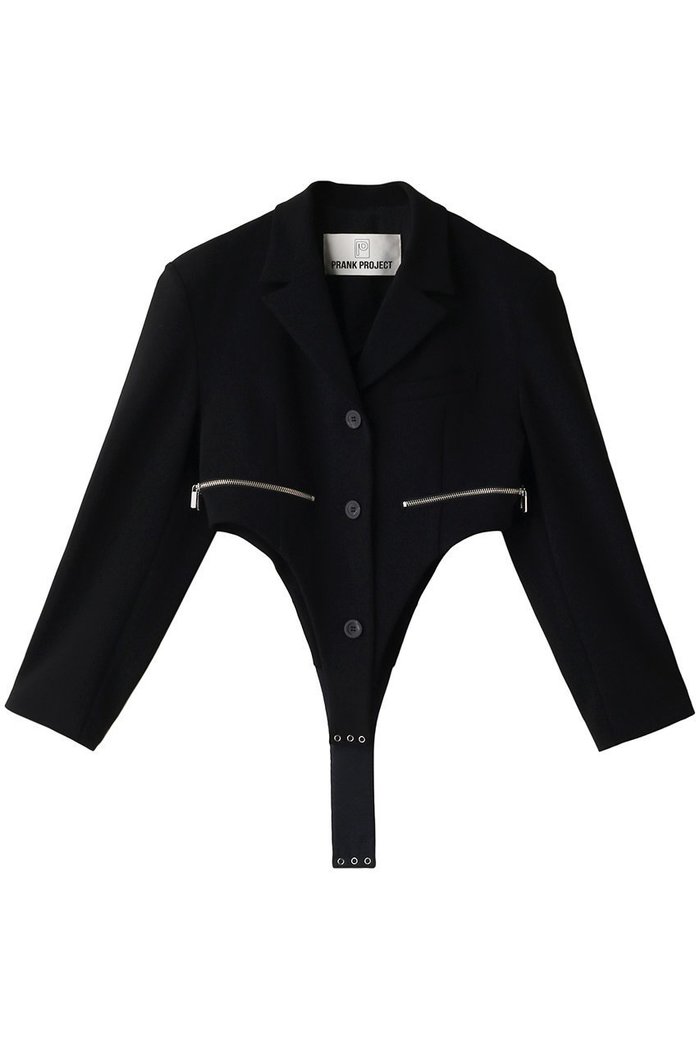 【プランク プロジェクト/PRANK PROJECT】のロンパースジャケット / Rompers jacket インテリア・キッズ・メンズ・レディースファッション・服の通販 founy(ファニー) https://founy.com/ ファッション Fashion レディースファッション Fashion for Women アウター Coat / Outerwear Collection レディースジャケット・軽アウター Jackets おすすめ Recommended / Our Picks インナー Innerwear クラシカル Classical, Vintage-Inspired ジャケット Jacket, Outerwear スリット Slit, Slit Detail ロンパース Romper, Jumpsuit A/W・秋冬 Autumn/Winter |ID: prp329100003478526 ipo3291000000035721406