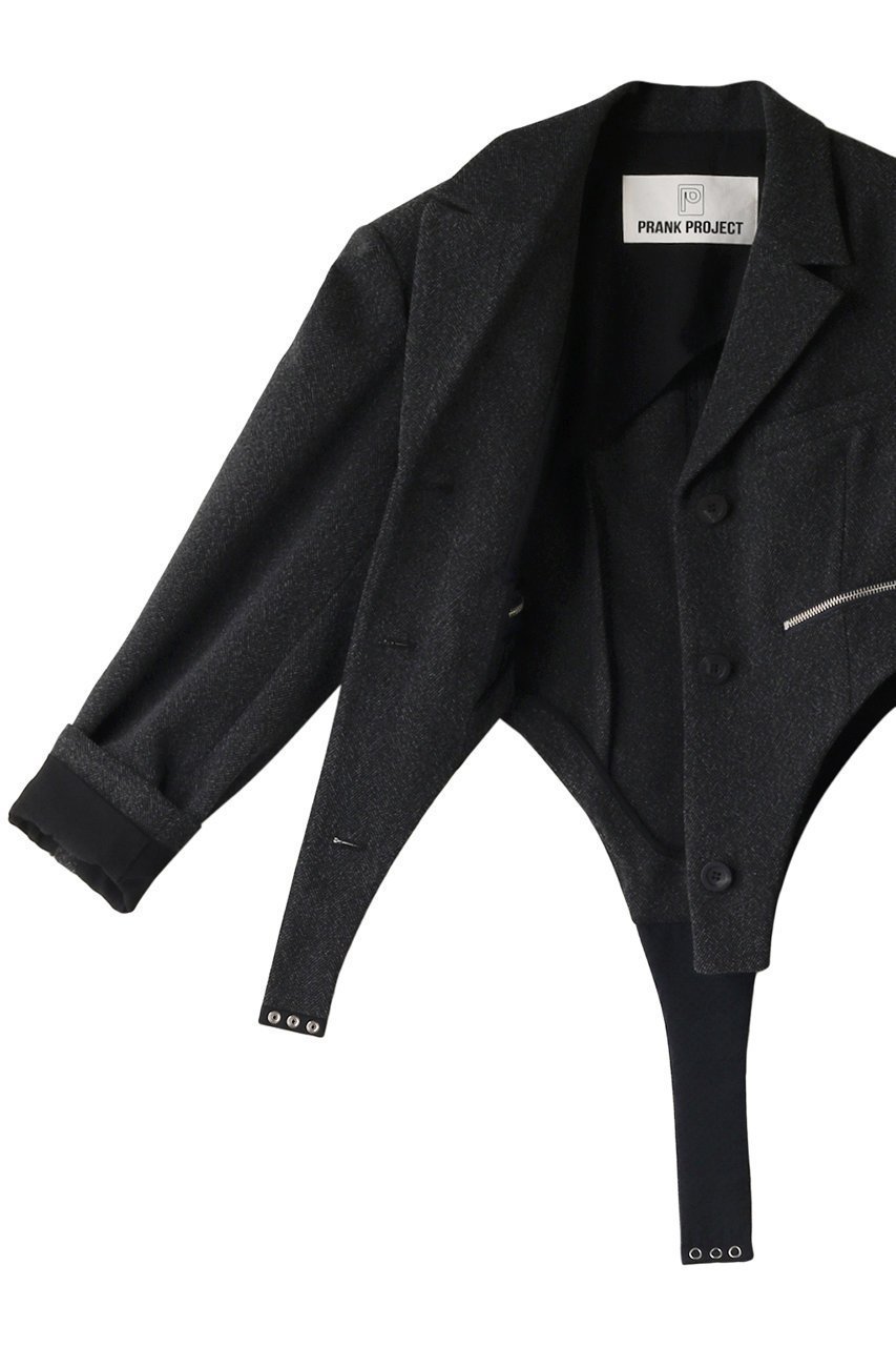 【プランク プロジェクト/PRANK PROJECT】のロンパースジャケット / Rompers jacket 人気、トレンドファッション・服の通販 founy(ファニー) ファッション Fashion レディースファッション Fashion for Women アウター Coat / Outerwear Collection レディースジャケット・軽アウター Jackets おすすめ Recommended / Our Picks インナー Innerwear クラシカル Classical, Vintage-Inspired ジャケット Jacket, Outerwear スリット Slit, Slit Detail ロンパース Romper, Jumpsuit A/W・秋冬 Autumn/Winter other-7|ID: prp329100003478526 ipo3291000000035884766