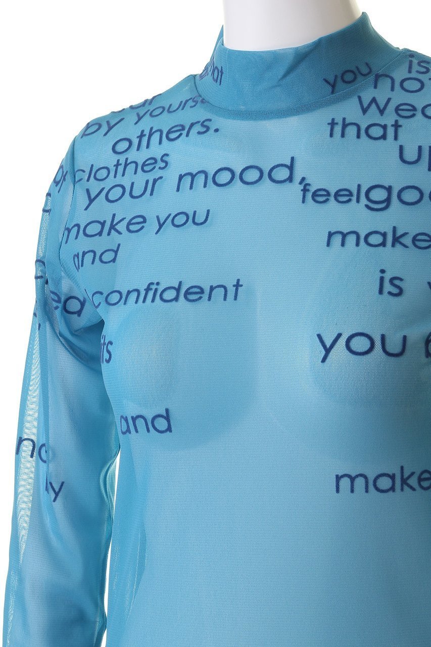 【メゾンスペシャル/MAISON SPECIAL】のフロッキープリントシアータートルネックトップ 人気、トレンドファッション・服の通販 founy(ファニー) 　ファッション　Fashion　レディースファッション　Fashion for Women　トップス・カットソー　Cut & Sew Tops　シャツ・ブラウス・オフィスカジュアル　Elegant Blouses & Button-Ups　ロングTシャツ・Tシャツ　Longline T-Shirts & Tees　カットソー・ベーシックTシャツ　Cut-and-Sewn Tops / Stretch Tees & Basics　タートルネック・ハイネックトップス　Turtlenecks & High-Neck Tops　インナー　Innerwear　グラフィック　Graphic, Graphic Design　シアー　Sheer, See-Through　スウェット / スエット　Sweatshirt, Sweatwear　スリーブ　Sleeve, Long Sleeve / Short Sleeve　チュール　Tulip, Tulip Motif　ロング　Long, Long-Length　other-5|ID: prp329100003482389 ipo3291000000036668108