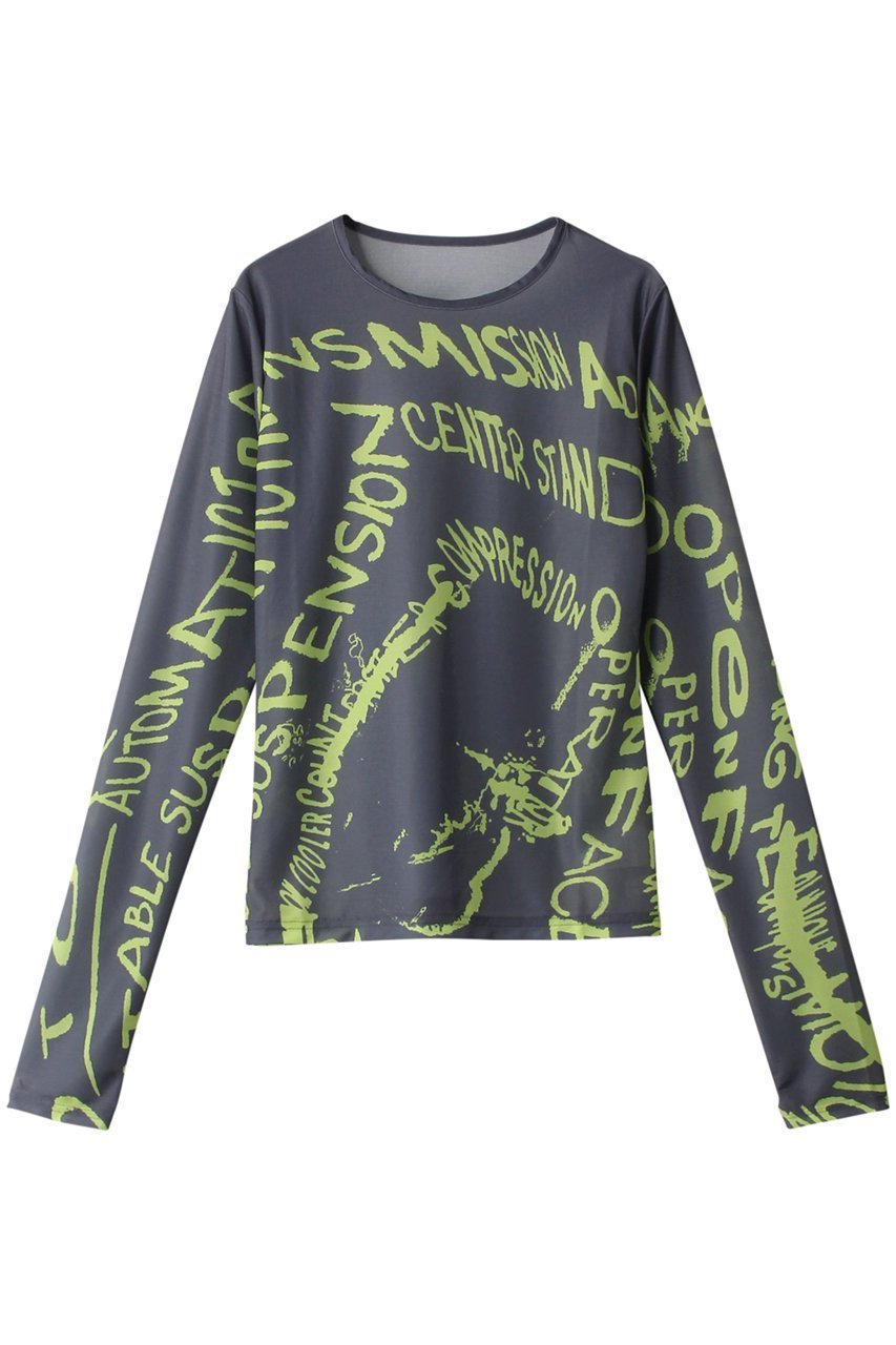 【メゾンスペシャル/MAISON SPECIAL】のドローイングプリントトップ インテリア・キッズ・メンズ・レディースファッション・服の通販 founy(ファニー) ファッション Fashion レディースファッション Fashion for Women トップス・カットソー Cut & Sew Tops シャツ・ブラウス・オフィスカジュアル Elegant Blouses & Button-Ups ロングTシャツ・Tシャツ Longline T-Shirts & Tees カットソー・ベーシックTシャツ Cut-and-Sewn Tops / Stretch Tees & Basics おすすめ Recommended / Our Picks インナー Innerwear カットソー Cut and Sewn Top シアー Sheer, See-Through スリーブ Sleeve, Long Sleeve / Short Sleeve ビスチェ Bustier, Corset Top プリント Print, Printed Pattern ロング Long, Long-Length GRY(グレー)|ID: prp329100003482395 ipo3291000000032847372