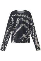 【メゾンスペシャル/MAISON SPECIAL】のドローイングプリントトップ 人気、トレンドファッション・服の通販 founy(ファニー) ファッション Fashion レディースファッション Fashion for Women トップス・カットソー Cut & Sew Tops シャツ・ブラウス・オフィスカジュアル Elegant Blouses & Button-Ups ロングTシャツ・Tシャツ Longline T-Shirts & Tees カットソー・ベーシックTシャツ Cut-and-Sewn Tops / Stretch Tees & Basics おすすめ Recommended / Our Picks インナー Innerwear カットソー Cut and Sewn Top シアー Sheer, See-Through スリーブ Sleeve, Long Sleeve / Short Sleeve ビスチェ Bustier, Corset Top プリント Print, Printed Pattern ロング Long, Long-Length thumbnail BLK(ブラック)|ID: prp329100003482395 ipo3291000000032847377