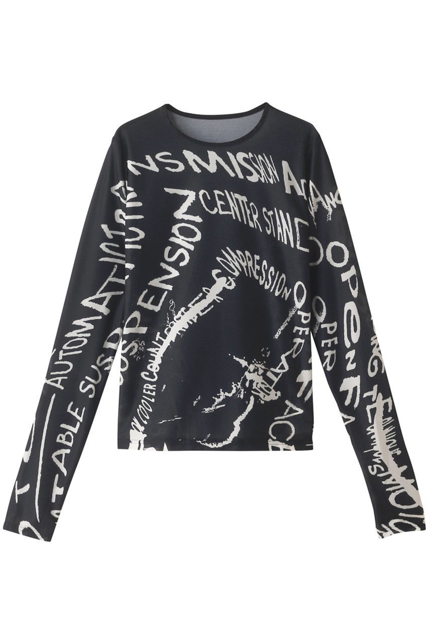 【メゾンスペシャル/MAISON SPECIAL】のドローイングプリントトップ インテリア・キッズ・メンズ・レディースファッション・服の通販 founy(ファニー) ファッション Fashion レディースファッション Fashion for Women トップス・カットソー Cut & Sew Tops シャツ・ブラウス・オフィスカジュアル Elegant Blouses & Button-Ups ロングTシャツ・Tシャツ Longline T-Shirts & Tees カットソー・ベーシックTシャツ Cut-and-Sewn Tops / Stretch Tees & Basics おすすめ Recommended / Our Picks インナー Innerwear カットソー Cut and Sewn Top シアー Sheer, See-Through スリーブ Sleeve, Long Sleeve / Short Sleeve ビスチェ Bustier, Corset Top プリント Print, Printed Pattern ロング Long, Long-Length BLK(ブラック)|ID: prp329100003482395 ipo3291000000032847377