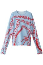 【メゾンスペシャル/MAISON SPECIAL】のドローイングプリントトップ 人気、トレンドファッション・服の通販 founy(ファニー) ファッション Fashion レディースファッション Fashion for Women トップス・カットソー Cut & Sew Tops シャツ・ブラウス・オフィスカジュアル Elegant Blouses & Button-Ups ロングTシャツ・Tシャツ Longline T-Shirts & Tees カットソー・ベーシックTシャツ Cut-and-Sewn Tops / Stretch Tees & Basics おすすめ Recommended / Our Picks インナー Innerwear カットソー Cut and Sewn Top シアー Sheer, See-Through スリーブ Sleeve, Long Sleeve / Short Sleeve ビスチェ Bustier, Corset Top プリント Print, Printed Pattern ロング Long, Long-Length thumbnail BLU(ブルー)|ID: prp329100003482395 ipo3291000000032847384