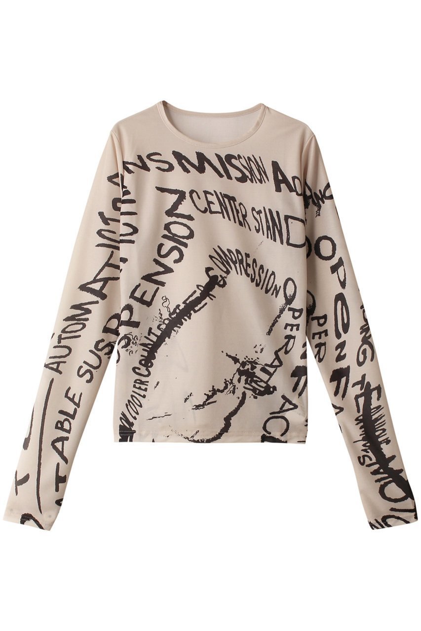 【メゾンスペシャル/MAISON SPECIAL】のドローイングプリントトップ インテリア・キッズ・メンズ・レディースファッション・服の通販 founy(ファニー) ファッション Fashion レディースファッション Fashion for Women トップス・カットソー Cut & Sew Tops シャツ・ブラウス・オフィスカジュアル Elegant Blouses & Button-Ups ロングTシャツ・Tシャツ Longline T-Shirts & Tees カットソー・ベーシックTシャツ Cut-and-Sewn Tops / Stretch Tees & Basics おすすめ Recommended / Our Picks インナー Innerwear カットソー Cut and Sewn Top シアー Sheer, See-Through スリーブ Sleeve, Long Sleeve / Short Sleeve ビスチェ Bustier, Corset Top プリント Print, Printed Pattern ロング Long, Long-Length BGE(ベージュ)|ID: prp329100003482395 ipo3291000000032847390
