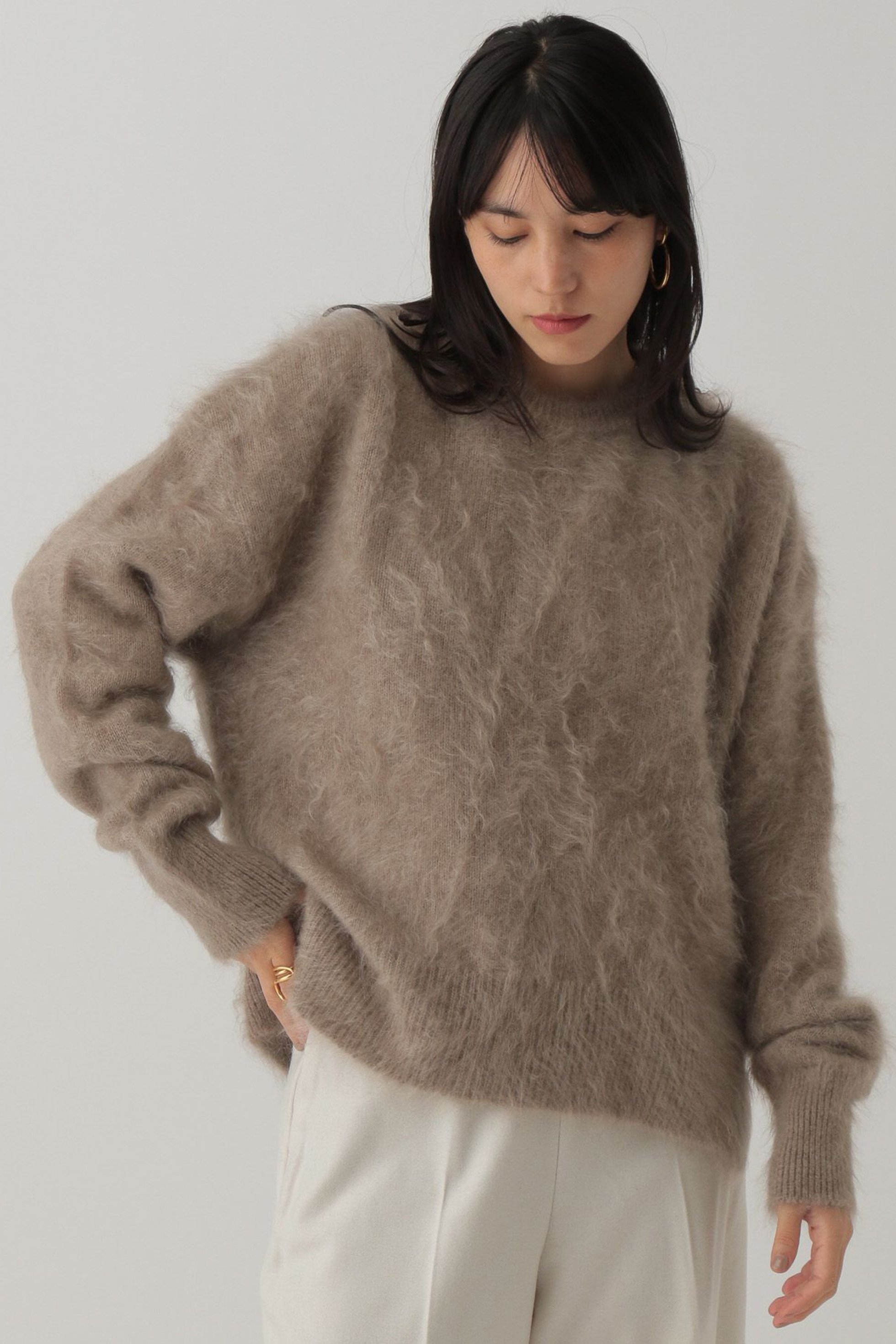 【カオス/Chaos】のロンデリアプルオーバー インテリア・キッズ・メンズ・レディースファッション・服の通販 founy(ファニー) 　ファッション　Fashion　レディースファッション　Fashion for Women　トップス・カットソー　Cut & Sew Tops　ニット　Knit Tops & Sweaters　カジュアルプルオーバー・ニットトップス　Pullovers & Knit Tops / Casual Pullovers　ドロップ　Drop Shoulder, Dropped Style　ベージュ|ID: prp329100003483783 ipo3291000000032958397