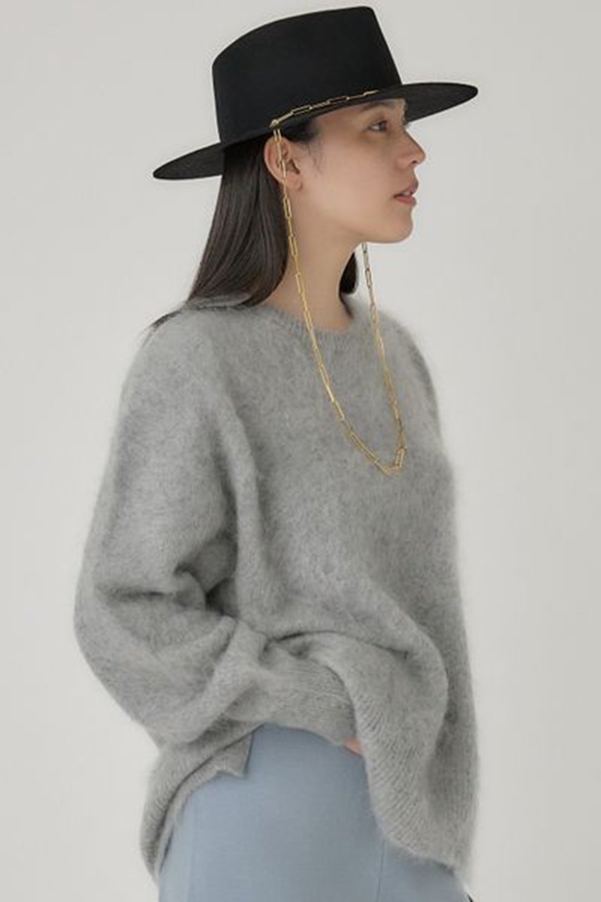 【カオス/Chaos】のロンデリアプルオーバー インテリア・キッズ・メンズ・レディースファッション・服の通販 founy(ファニー) 　ファッション　Fashion　レディースファッション　Fashion for Women　トップス・カットソー　Cut & Sew Tops　ニット　Knit Tops & Sweaters　カジュアルプルオーバー・ニットトップス　Pullovers & Knit Tops / Casual Pullovers　ドロップ　Drop Shoulder, Dropped Style　グレー|ID: prp329100003483783 ipo3291000000032958413