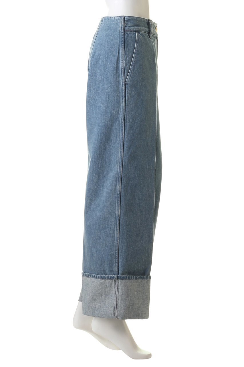 【パトゥ/PATOU】のICONIC デニムパンツ 人気、トレンドファッション・服の通販 founy(ファニー) 　ファッション　Fashion　レディースファッション　Fashion for Women　パンツ　Pants & Trousers　デニムパンツ・ジーンズ・美脚デニム　Denim Jeans & Pants　ストレート　Straight, Straight Cut　スニーカー　Sneakers, Trainers　デニム　Denim, Jeans Material　ロールアップ　Roll-Up, Cuffed Hem　ワイド　Wide, Wide Fit　定番　Standard, Basic Item　other-3|ID: prp329100003485521 ipo3291000000032829443