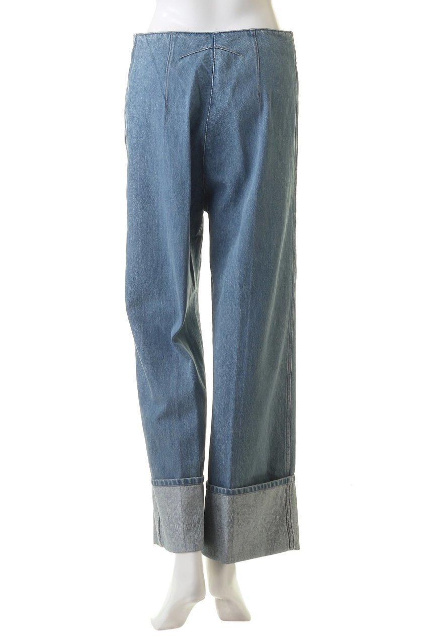 【パトゥ/PATOU】のICONIC デニムパンツ 人気、トレンドファッション・服の通販 founy(ファニー) 　ファッション　Fashion　レディースファッション　Fashion for Women　パンツ　Pants & Trousers　デニムパンツ・ジーンズ・美脚デニム　Denim Jeans & Pants　ストレート　Straight, Straight Cut　スニーカー　Sneakers, Trainers　デニム　Denim, Jeans Material　ロールアップ　Roll-Up, Cuffed Hem　ワイド　Wide, Wide Fit　定番　Standard, Basic Item　other-4|ID: prp329100003485521 ipo3291000000032829444