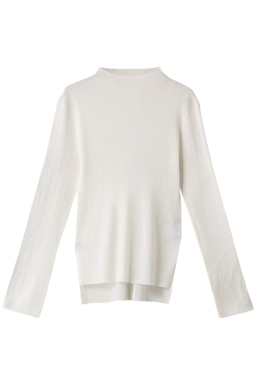 【ル フィル/LE PHIL】のシアーボーダーニット 人気、トレンドファッション・服の通販 founy(ファニー) 　ファッション　Fashion　レディースファッション　Fashion for Women　トップス・カットソー　Cut & Sew Tops　ニット　Knit Tops & Sweaters　カジュアルプルオーバー・ニットトップス　Pullovers & Knit Tops / Casual Pullovers　インナー　Innerwear　シアー　Sheer, See-Through　ボトルネック　Bottle Neck, Mock Neck　リブニット　Rib Knit, Ribbed Knit　 other-1|ID: prp329100003485567 ipo3291000000036593464