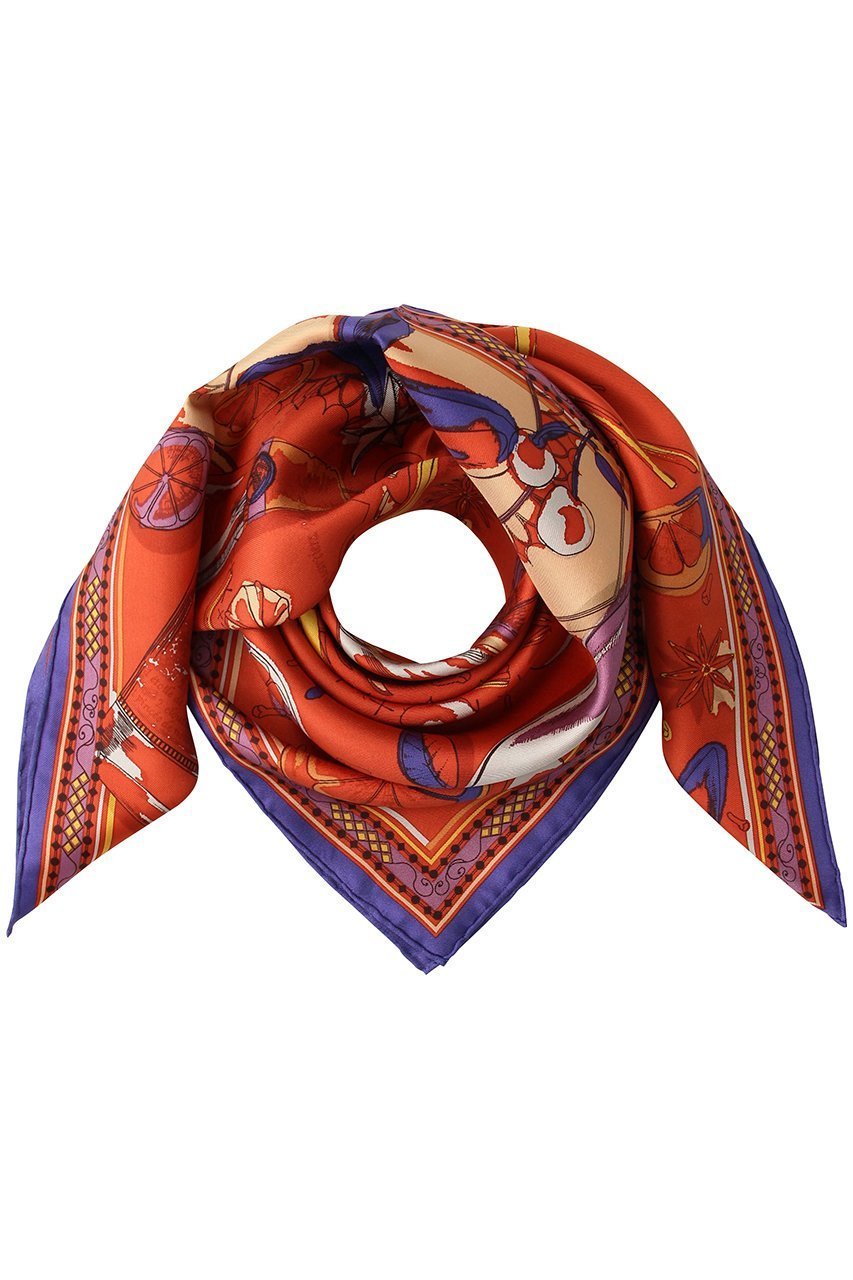 【アルアバイル/allureville】の【manipuri】 SILK SCARF インテリア・キッズ・メンズ・レディースファッション・服の通販 founy(ファニー) 　ファッション　Fashion　レディースファッション　WOMEN　ストール　Scarves　マフラー　Mufflers　なめらか　Smooth　アクセサリー　Accessories　シルク　Silk　シンプル　Simple　スカーフ　Scarf　ストール　Stall　プリント　Print　マフラー　Scarf　レッド系|ID: prp329100003485595 ipo3291000000027894349