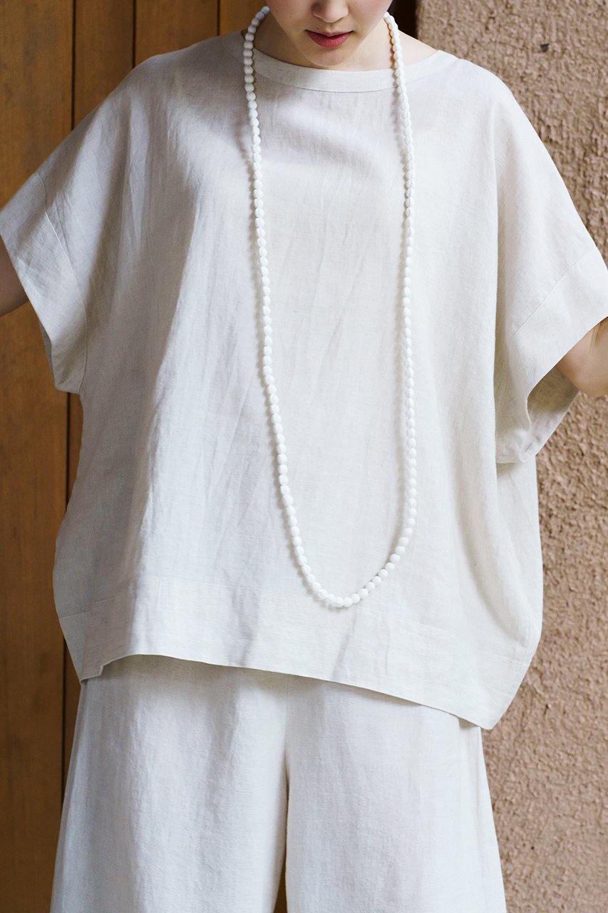 【プリスティン/PRISTINE】のCL平織ドルマンスリーブPO 人気、トレンドファッション・服の通販 founy(ファニー) 　ファッション　Fashion　レディースファッション　WOMEN　トップス・カットソー　Tops/Tshirt　シャツ/ブラウス　Shirts/Blouses　ロング / Tシャツ　T-Shirts　カットソー　Cut and Sewn　シンプル　Simple　スリーブ　Sleeve　リネン　Linen　ロング　Long　other-6|ID: prp329100003485642 ipo3291000000031402489