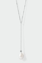 【アヤミ ジュエリー/AYAMI jewelry】の【ELLE SHOP限定】Baroque Pearl ドロップネックレス シルバー|ID:prp329100003487702
