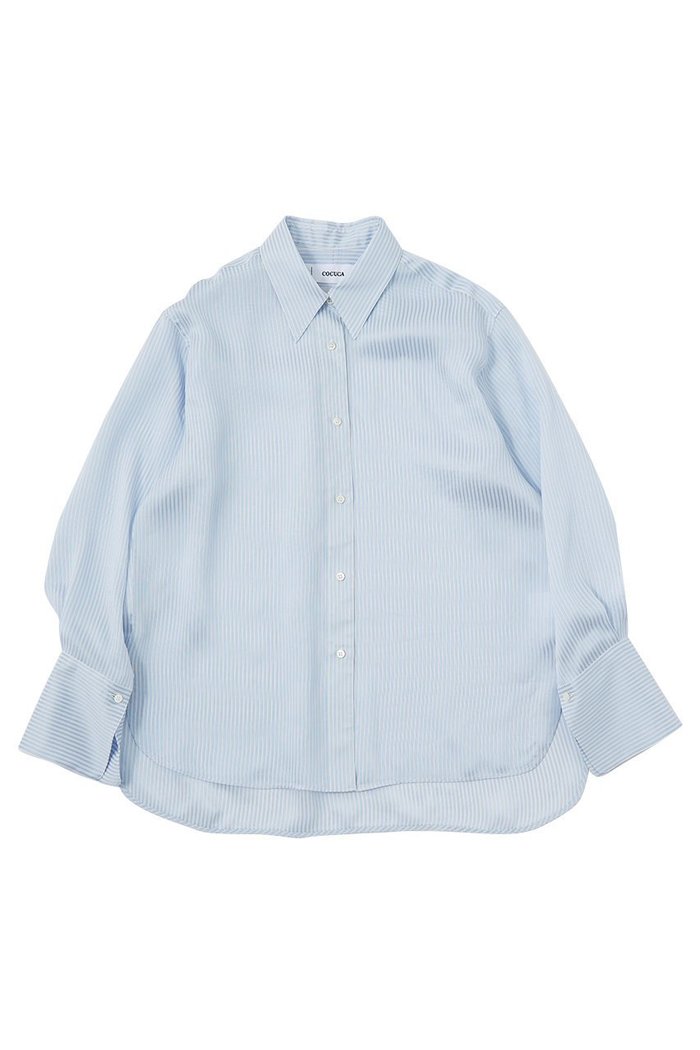 【ザ ストア バイ シー/THE STORE by C】のベーシックシャツプレミアム インテリア・キッズ・メンズ・レディースファッション・服の通販 founy(ファニー) https://founy.com/ ファッション Fashion レディースファッション WOMEN トップス・カットソー Tops/Tshirt シャツ/ブラウス Shirts/Blouses とろみ Thickness イタリア Italy エレガント 上品 Elegant カフス Cuffs シルク Silk シンプル Simple スリーブ Sleeve ドレープ Drape プレミアム Premium ベーシック Basic マニッシュ Mannish ロング Long |ID: prp329100003487708 ipo3291000000029973235