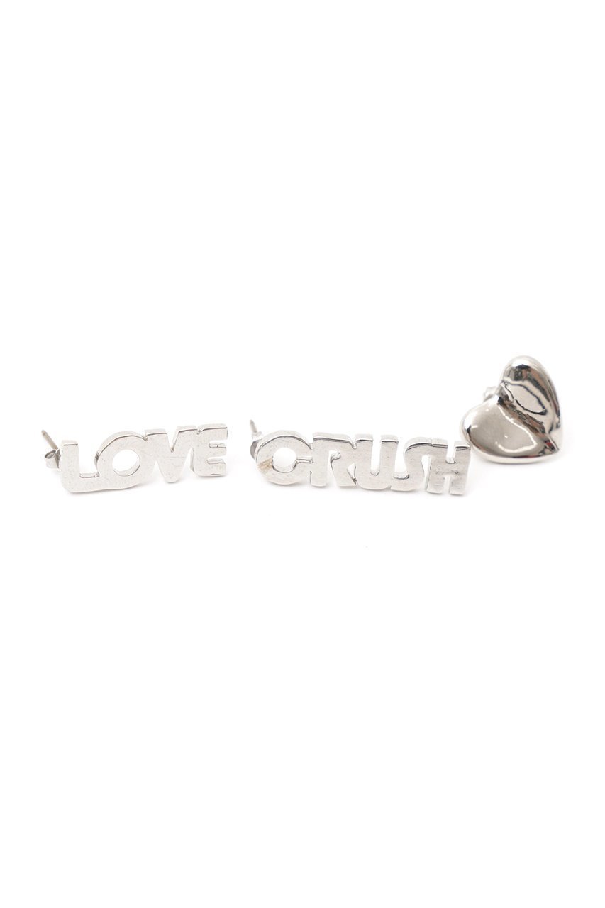 【メゾンスペシャル/MAISON SPECIAL】のLOVE CRUSHピアス インテリア・キッズ・メンズ・レディースファッション・服の通販 founy(ファニー) 　ファッション　Fashion　レディースファッション　Fashion for Women　ジュエリー　Jewelry　ファッションリング　Fashion Rings　イヤリング・フープ・ドロップタイプ　Hoop, Drop & Clip Earrings　イヤリング　Earrings　モチーフ　Motif, Design Theme　SLV(シルバー)|ID: prp329100003487721 ipo3291000000023065679