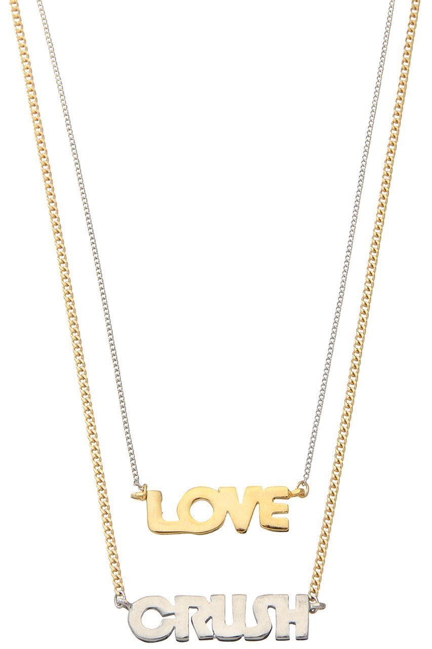 【メゾンスペシャル/MAISON SPECIAL】のLOVE CRUSHネックレス インテリア・キッズ・メンズ・レディースファッション・服の通販 founy(ファニー) ファッション Fashion レディースファッション Fashion for Women ジュエリー Jewelry ネックレス Necklaces & Pendants コーティング Coating, Coated Finish ダブル Double, Double-Breasted チェーン Chain, Chain Strap ネックレス Necklace, Pendant Necklace モチーフ Motif, Design Theme MLT1(マルチカラー)|ID: prp329100003487722 ipo3291000000035051391