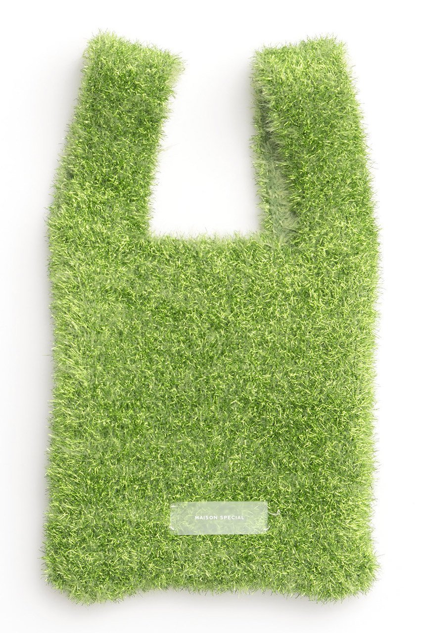 【メゾンスペシャル/MAISON SPECIAL】のラメニットミニバッグ インテリア・キッズ・メンズ・レディースファッション・服の通販 founy(ファニー) 　ファッション　Fashion　レディースファッション　Fashion for Women　トップス・カットソー　Cut & Sew Tops　ニット　Knit Tops & Sweaters　バッグ　Bags　シンプル　Simple, Minimal　ストレッチ　Stretch, Stretchy Fabric　ミックス　Mix, Mixed Style　GRN(グリーン)|ID: prp329100003487723 ipo3291000000032791009