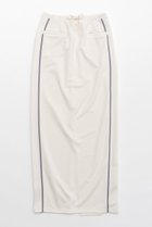 【メゾンスペシャル/MAISON SPECIAL】のジャージサイドラインタイトスカート WHT(ホワイト)|ID:prp329100003487736