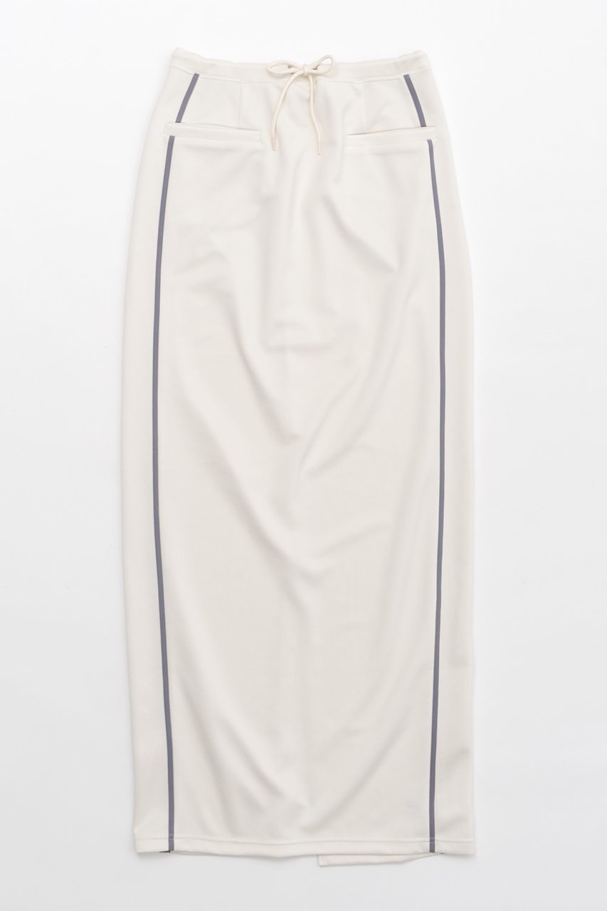 【メゾンスペシャル/MAISON SPECIAL】のジャージサイドラインタイトスカート インテリア・キッズ・メンズ・レディースファッション・服の通販 founy(ファニー) 　ファッション　Fashion　レディースファッション　WOMEN　スカート　Skirt　ロングスカート　Long Skirt　おすすめ　Recommend　ジャージ　Jersey　ジャージー　Jersey　スポーティ　Sporty　スリット　Slit　セットアップ　Set Up　テーラード　Tailored　ドローストリング　Drawstring　フェミニン　Feminine　フォーマル　Formal　ポケット　Pocket　ロング　Long　WHT(ホワイト)|ID: prp329100003487736 ipo3291000000023065737
