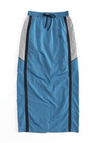 【メゾンスペシャル/MAISON SPECIAL】のサイドラインナイロンタイトスカート BLU(ブルー)|ID:prp329100003487743