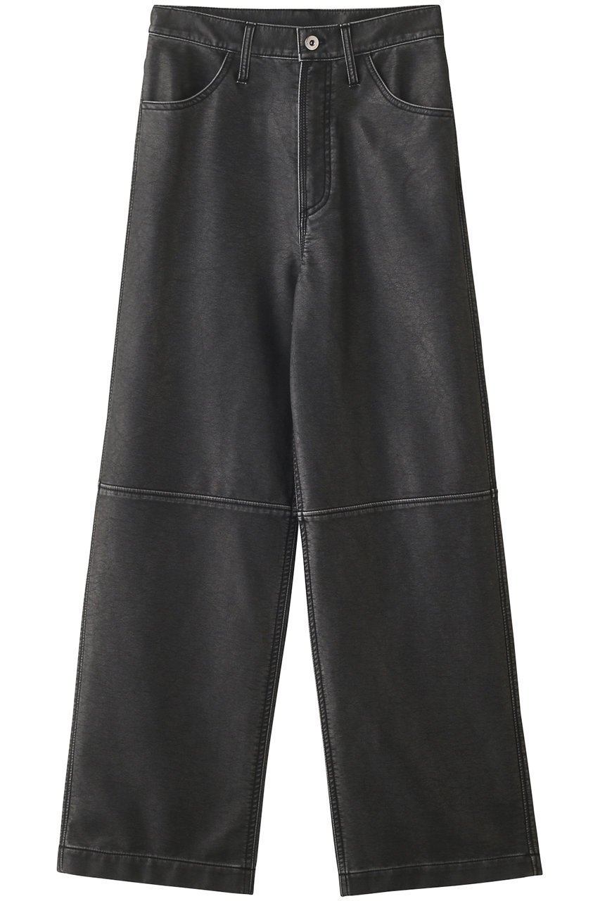 【メゾンスペシャル/MAISON SPECIAL】のウォッシュドフェイクレザーワイドストレートパンツ インテリア・キッズ・メンズ・レディースファッション・服の通販 founy(ファニー) ファッション Fashion レディースファッション Fashion for Women パンツ Pants & Trousers 2023年 2023 2023-2024秋冬・A/W Autumn/Winter 2023–24 AW23–24 ビンテージ Vintage, Retro Style フェイクレザー Faux Leather, PU Leather ワイド Wide, Wide Fit 夏 Summer 防寒 Cold Protection, Winter-Ready BLK(ブラック)|ID: prp329100003487752 ipo3291000000032941696