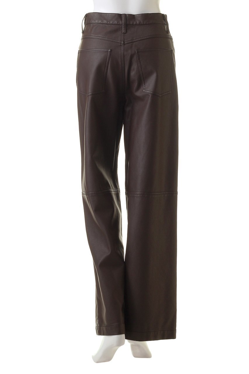 【メゾンスペシャル/MAISON SPECIAL】のウォッシュドフェイクレザーワイドストレートパンツ 人気、トレンドファッション・服の通販 founy(ファニー) ファッション Fashion レディースファッション Fashion for Women パンツ Pants & Trousers 2023年 2023 2023-2024秋冬・A/W Autumn/Winter 2023–24 AW23–24 ビンテージ Vintage, Retro Style フェイクレザー Faux Leather, PU Leather ワイド Wide, Wide Fit 夏 Summer 防寒 Cold Protection, Winter-Ready other-4|ID: prp329100003487752 ipo3291000000032941729