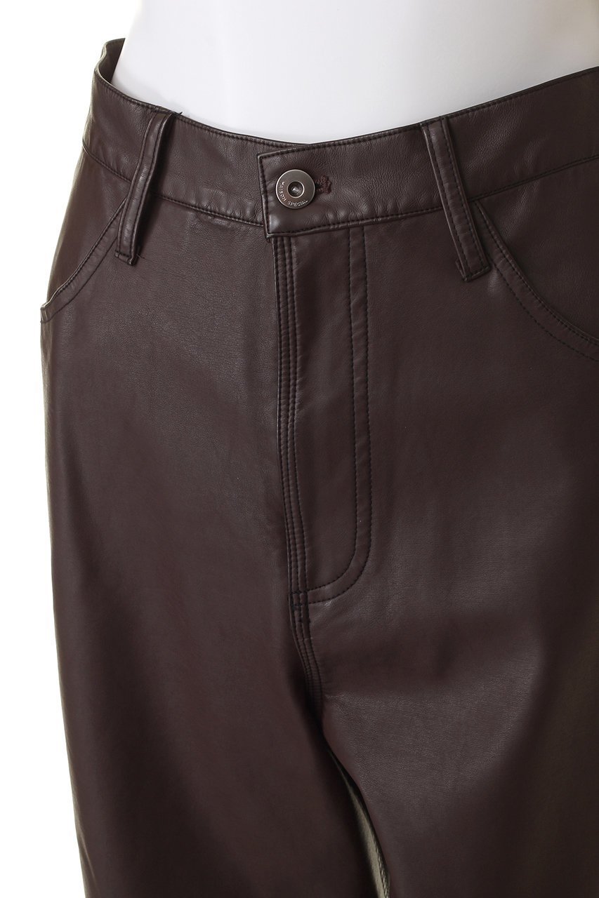 【メゾンスペシャル/MAISON SPECIAL】のウォッシュドフェイクレザーワイドストレートパンツ 人気、トレンドファッション・服の通販 founy(ファニー) ファッション Fashion レディースファッション Fashion for Women パンツ Pants & Trousers 2023年 2023 2023-2024秋冬・A/W Autumn/Winter 2023–24 AW23–24 ビンテージ Vintage, Retro Style フェイクレザー Faux Leather, PU Leather ワイド Wide, Wide Fit 夏 Summer 防寒 Cold Protection, Winter-Ready other-5|ID: prp329100003487752 ipo3291000000032941739