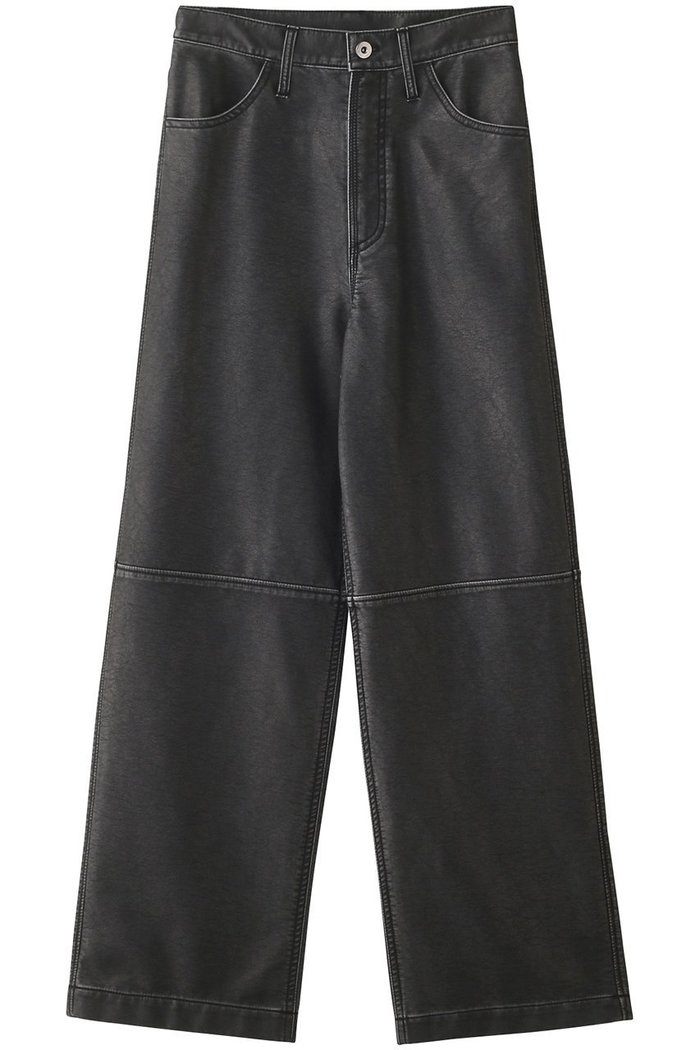 【メゾンスペシャル/MAISON SPECIAL】のウォッシュドフェイクレザーワイドストレートパンツ インテリア・キッズ・メンズ・レディースファッション・服の通販 founy(ファニー) https://founy.com/ ファッション Fashion レディースファッション Fashion for Women パンツ Pants & Trousers 2023年 2023 2023-2024秋冬・A/W Autumn/Winter 2023–24 AW23–24 ビンテージ Vintage, Retro Style フェイクレザー Faux Leather, PU Leather ワイド Wide, Wide Fit 夏 Summer 防寒 Cold Protection, Winter-Ready |ID: prp329100003487752 ipo3291000000035492008