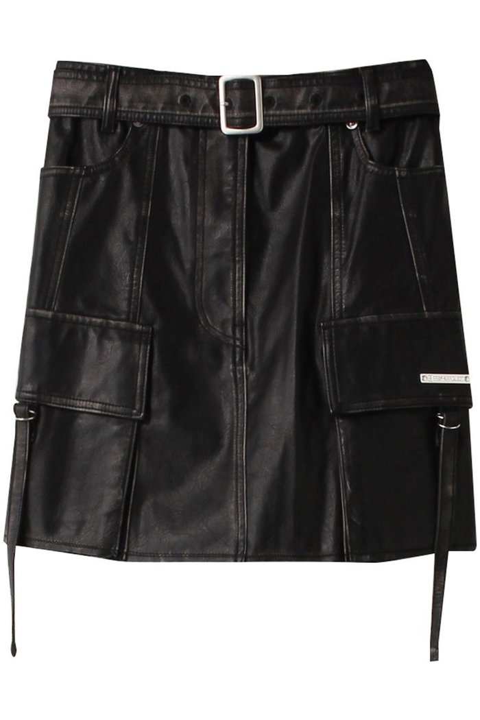 【プランク プロジェクト/PRANK PROJECT】のヴィンテージヴィーガンレザーミニスカート / Vintage Vegan Leather Mini Skirt インテリア・キッズ・メンズ・レディースファッション・服の通販 founy(ファニー) https://founy.com/ ファッション Fashion レディースファッション Fashion for Women スカート Skirts ミニスカート Mini Skirts おすすめ Recommended / Our Picks ウォッシュ Washed Finish ジャケット Jacket, Outerwear トレンド Trend, Trending Now フェイクレザー Faux Leather, PU Leather マニッシュ Mannish, Boyish ミニスカート Mini Skirt, Short Skirt |ID: prp329100003487788 ipo3291000000032934787