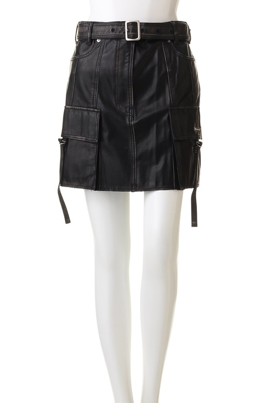 【プランク プロジェクト/PRANK PROJECT】のヴィンテージフェイクレザーミニスカート / Vintage faux Leather Mini Skirt 人気、トレンドファッション・服の通販 founy(ファニー) 　ファッション　Fashion　レディースファッション　Fashion for Women　スカート　Skirts　ミニスカート　Mini Skirts　おすすめ　Recommended / Our Picks　ウォッシュ　Washed Finish　ジャケット　Jacket, Outerwear　トレンド　Trend, Trending Now　フェイクレザー　Faux Leather, PU Leather　マニッシュ　Mannish, Boyish　ミニスカート　Mini Skirt, Short Skirt　other-2|ID: prp329100003487788 ipo3291000000036125454