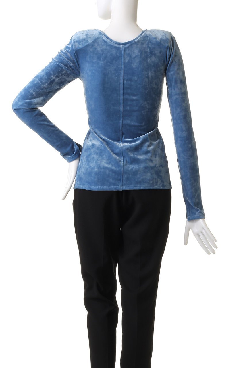 【プランク プロジェクト/PRANK PROJECT】のクラッシュベロアパワーショルダー2WAYトップ / Crashed Velor Power Shoulder 2WAY Top 人気、トレンドファッション・服の通販 founy(ファニー) 　ファッション　Fashion　レディースファッション　WOMEN　トップス・カットソー　Tops/Tshirt　シャツ/ブラウス　Shirts/Blouses　ベロア　Velour　クラッシュ　Crash　シンプル　Simple　ストレッチ　Stretch　スリーブ　Sleeve　ベロア　Velor　ロング　Long　秋　Autumn/Fall　羽織　Haori　other-4|ID: prp329100003487801 ipo3291000000031371359