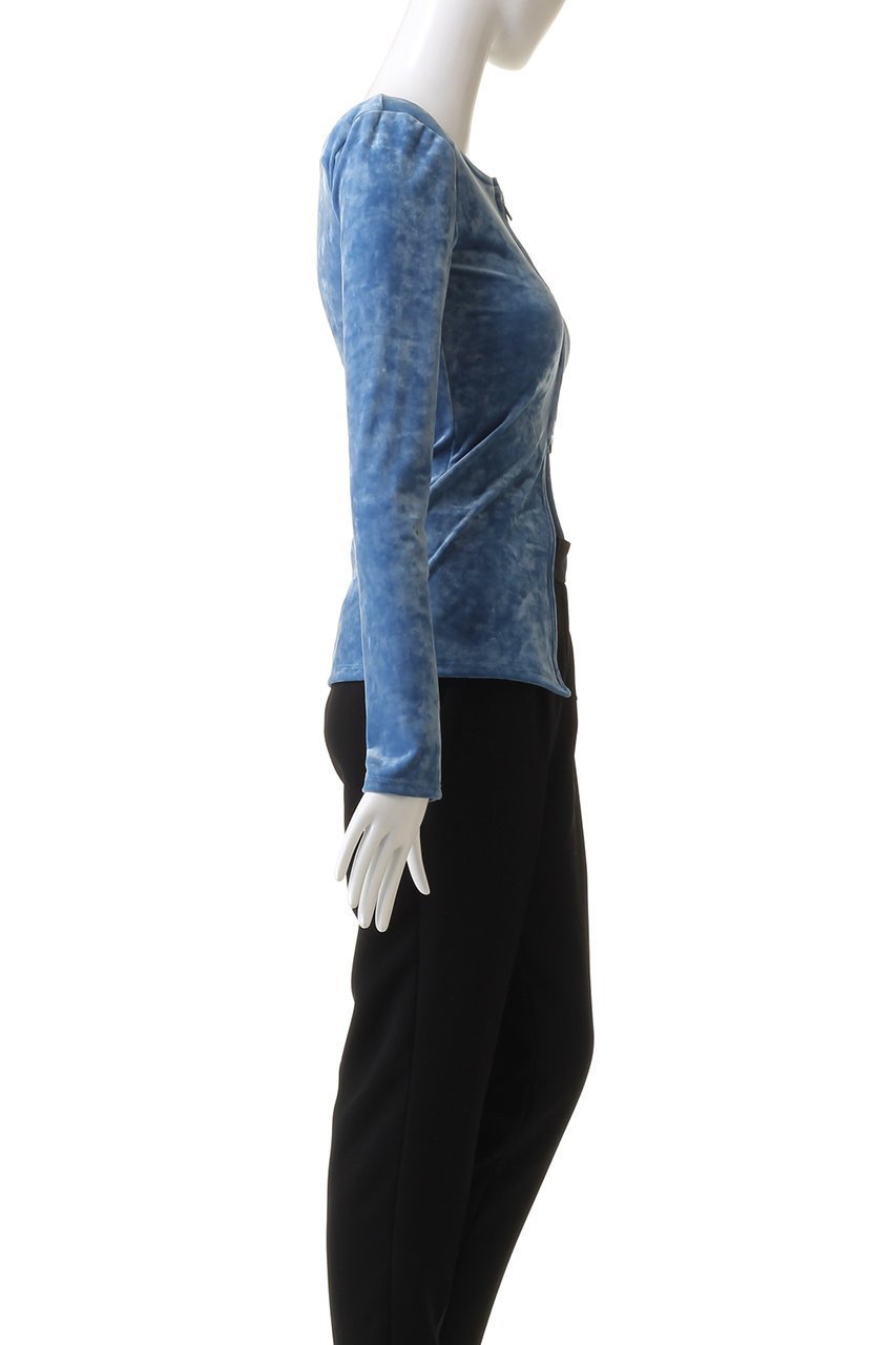 【プランク プロジェクト/PRANK PROJECT】のクラッシュベロアパワーショルダー2WAYトップ / Crashed Velor Power Shoulder 2WAY Top 人気、トレンドファッション・服の通販 founy(ファニー) 　ファッション　Fashion　レディースファッション　Fashion for Women　トップス・カットソー　Cut & Sew Tops　シャツ・ブラウス・オフィスカジュアル　Elegant Blouses & Button-Ups　ベロアトップス　Velour Tops / Velvet-Look Items　クラッシュ　Distressed, Crashed Style　シンプル　Simple, Minimal　ストレッチ　Stretch, Stretchy Fabric　スリーブ　Sleeve, Long Sleeve / Short Sleeve　ベロア　Velour, Soft Velvet　ロング　Long, Long-Length　秋　Autumn　羽織　Haori, Light Jacket　other-3|ID: prp329100003487801 ipo3291000000036725867