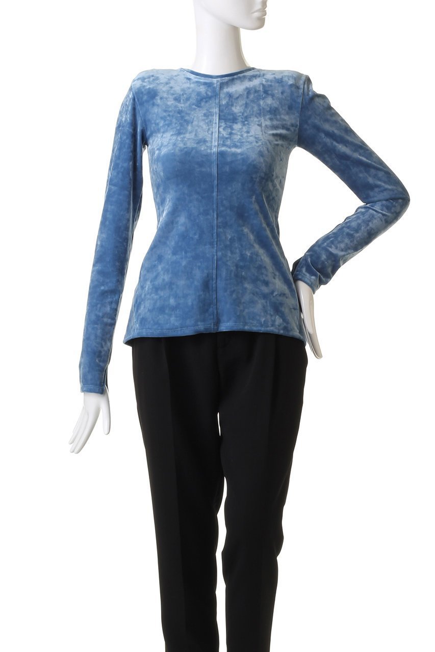 【プランク プロジェクト/PRANK PROJECT】のクラッシュベロアパワーショルダー2WAYトップ / Crashed Velor Power Shoulder 2WAY Top 人気、トレンドファッション・服の通販 founy(ファニー) 　ファッション　Fashion　レディースファッション　Fashion for Women　トップス・カットソー　Cut & Sew Tops　シャツ・ブラウス・オフィスカジュアル　Elegant Blouses & Button-Ups　ベロアトップス　Velour Tops / Velvet-Look Items　クラッシュ　Distressed, Crashed Style　シンプル　Simple, Minimal　ストレッチ　Stretch, Stretchy Fabric　スリーブ　Sleeve, Long Sleeve / Short Sleeve　ベロア　Velour, Soft Velvet　ロング　Long, Long-Length　秋　Autumn　羽織　Haori, Light Jacket　other-7|ID: prp329100003487801 ipo3291000000036725871