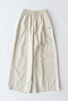 【プランク プロジェクト/PRANK PROJECT】のフェイクレザーボリュームワイドパンツ / Synthetic Leather Voluminous Wide Pants O.WHT(オフホワイト)|ID:prp329100003487802