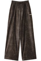 【プランク プロジェクト/PRANK PROJECT】のフェイクレザーボリュームワイドパンツ / Synthetic Leather Voluminous Wide Pants BRN(ブラウン)|ID:prp329100003487802