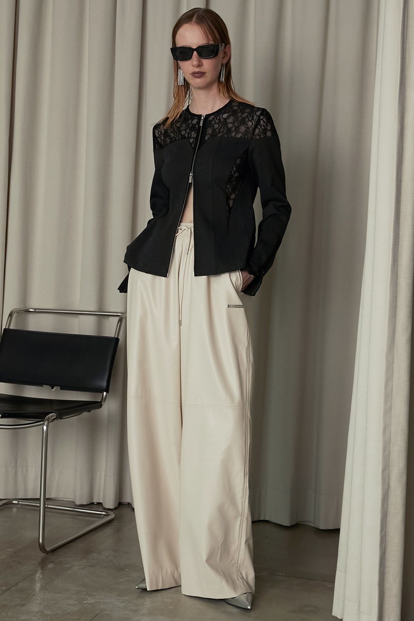 【プランク プロジェクト/PRANK PROJECT】のフェイクレザーボリュームワイドパンツ / Synthetic Leather Voluminous Wide Pants 人気、トレンドファッション・服の通販 founy(ファニー) 　ファッション　Fashion　レディースファッション　Fashion for Women　パンツ　Pants & Trousers　おすすめ　Recommended / Our Picks　フェイクレザー　Faux Leather, PU Leather　冬　Winter / This Winter　other-7|ID: prp329100003487802 ipo3291000000035645908