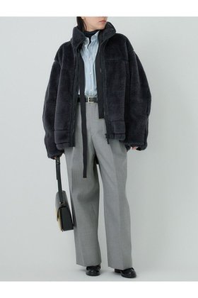 【カオス/Chaos】 ウールボアブルゾン人気、トレンドファッション・服の通販 founy(ファニー) ファッション Fashion レディースファッション WOMEN アウター Coat Outerwear ジャケット Jackets ブルゾン Blouson/Jackets ジャケット Jacket フロント Front ブルゾン Blouson 再入荷 Restock/Back In Stock/Re Arrival |ID:prp329100003489602