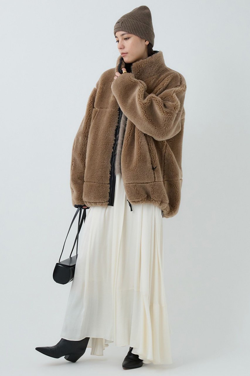 【カオス/Chaos】のウールボアブルゾン 人気、トレンドファッション・服の通販 founy(ファニー) 　ファッション　Fashion　レディースファッション　Fashion for Women　アウター　Coat / Outerwear Collection　レディースジャケット・軽アウター　Jackets　ブルゾンジャケット・スポーティアウター　Blouson Jackets　ジャケット　Jacket, Outerwear　フロント　Front, Front Design　ブルゾン　Blouson, Bomber Jacket　新作・新入荷　New Arrivals / New In　other-2|ID: prp329100003489602 ipo3291000000034005150