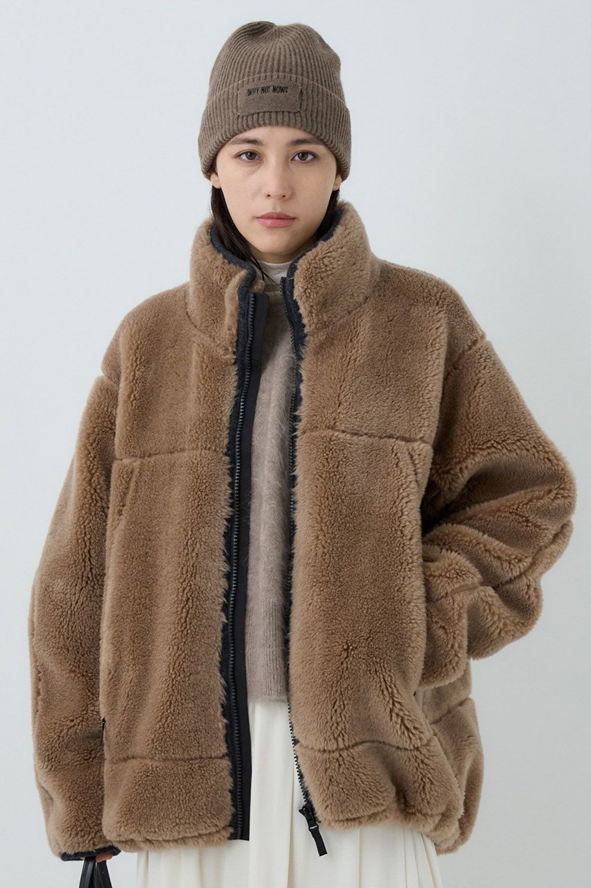 【カオス/Chaos】のウールボアブルゾン 人気、トレンドファッション・服の通販 founy(ファニー) 　ファッション　Fashion　レディースファッション　Fashion for Women　アウター　Coat / Outerwear Collection　レディースジャケット・軽アウター　Jackets　ブルゾンジャケット・スポーティアウター　Blouson Jackets　ジャケット　Jacket, Outerwear　フロント　Front, Front Design　ブルゾン　Blouson, Bomber Jacket　新作・新入荷　New Arrivals / New In　other-5|ID: prp329100003489602 ipo3291000000034005153