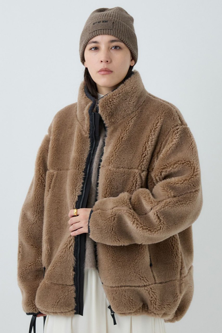 【カオス/Chaos】のウールボアブルゾン 人気、トレンドファッション・服の通販 founy(ファニー) 　ファッション　Fashion　レディースファッション　Fashion for Women　アウター　Coat / Outerwear Collection　レディースジャケット・軽アウター　Jackets　ブルゾンジャケット・スポーティアウター　Blouson Jackets　ジャケット　Jacket, Outerwear　フロント　Front, Front Design　ブルゾン　Blouson, Bomber Jacket　新作・新入荷　New Arrivals / New In　other-6|ID: prp329100003489602 ipo3291000000034005154