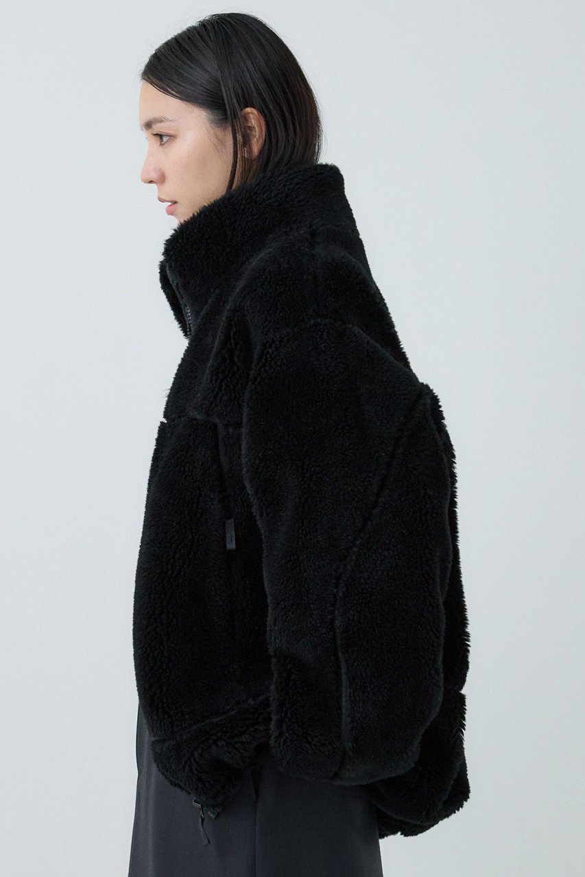 【カオス/Chaos】のウールボアブルゾン 人気、トレンドファッション・服の通販 founy(ファニー) 　ファッション　Fashion　レディースファッション　Fashion for Women　アウター　Coat / Outerwear Collection　レディースジャケット・軽アウター　Jackets　ブルゾンジャケット・スポーティアウター　Blouson Jackets　ジャケット　Jacket, Outerwear　フロント　Front, Front Design　ブルゾン　Blouson, Bomber Jacket　other-7|ID: prp329100003489602 ipo3291000000036040672