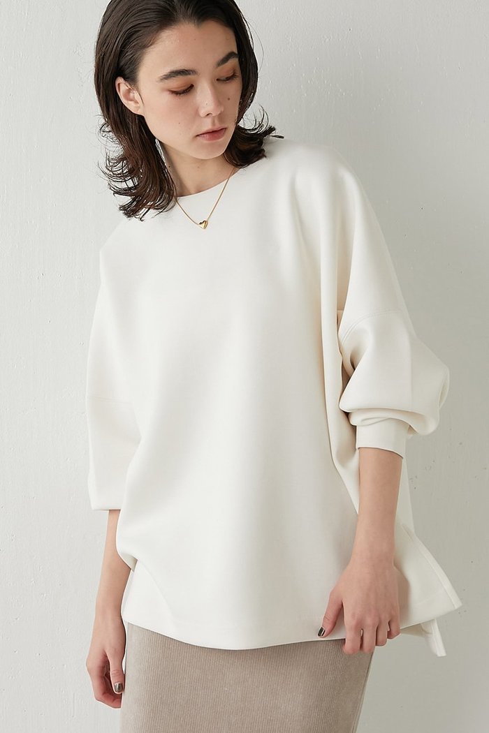 【ウィムガゼット/Whim Gazette】のダンボールプルオーバー インテリア・キッズ・メンズ・レディースファッション・服の通販 founy(ファニー) https://founy.com/ ファッション Fashion レディースファッション Fashion for Women トップス・カットソー Cut & Sew Tops シャツ・ブラウス・オフィスカジュアル Elegant Blouses & Button-Ups ロングTシャツ・Tシャツ Longline T-Shirts & Tees カジュアルプルオーバー・ニットトップス Pullovers & Knit Tops / Casual Pullovers カットソー・ベーシックTシャツ Cut-and-Sewn Tops / Stretch Tees & Basics クール Cool, Chic スリット Slit, Slit Detail スリーブ Sleeve, Long Sleeve / Short Sleeve バランス Balance, Style Balance ロング Long, Long-Length エレガント 上品 Elegant |ID: prp329100003489607 ipo3291000000032837560