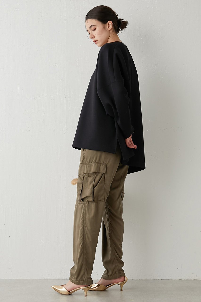 【ウィムガゼット/Whim Gazette】のダンボールプルオーバー 人気、トレンドファッション・服の通販 founy(ファニー) 　ファッション　Fashion　レディースファッション　Fashion for Women　トップス・カットソー　Cut & Sew Tops　シャツ・ブラウス・オフィスカジュアル　Elegant Blouses & Button-Ups　ロングTシャツ・Tシャツ　Longline T-Shirts & Tees　カジュアルプルオーバー・ニットトップス　Pullovers & Knit Tops / Casual Pullovers　カットソー・ベーシックTシャツ　Cut-and-Sewn Tops / Stretch Tees & Basics　クール　Cool, Chic　スリット　Slit, Slit Detail　スリーブ　Sleeve, Long Sleeve / Short Sleeve　バランス　Balance, Style Balance　ロング　Long, Long-Length　エレガント 上品　Elegant　other-3|ID: prp329100003489607 ipo3291000000032837580