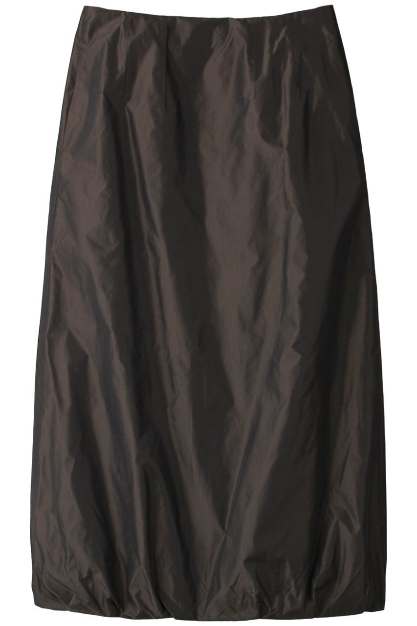 【エブール/ebure】のシルキータフタ バルーンスカート インテリア・キッズ・メンズ・レディースファッション・服の通販 founy(ファニー) 　ファッション　Fashion　レディースファッション　WOMEN　スカート　Skirt　おすすめ　Recommend　シューズ　シルク　バランス　バルーン　フラット　ブラウン|ID: prp329100003489665 ipo3291000000023079526