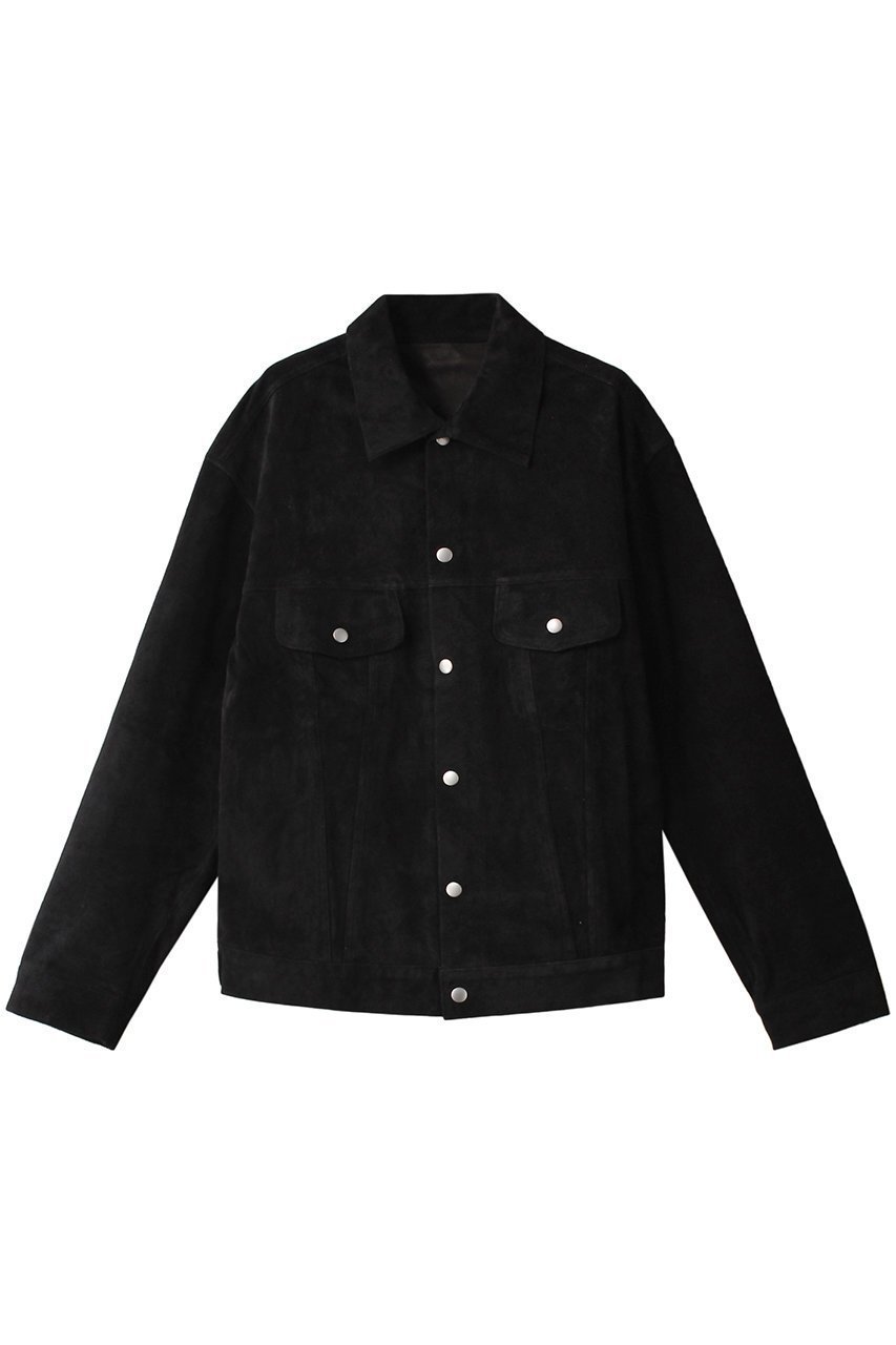 【シシ/sisii】の【UNISEX】Trucker jacket インテリア・キッズ・メンズ・レディースファッション・服の通販 founy(ファニー) 　ファッション　Fashion　レディースファッション　Fashion for Women　アウター　Coat / Outerwear Collection　レディースジャケット・軽アウター　Jackets　ブルゾンジャケット・スポーティアウター　Blouson Jackets　ユニセックス　Unisex, Genderless　ジャケット　Jacket, Outerwear　スリーブ　Sleeve, Long Sleeve / Short Sleeve　ブルゾン　Blouson, Bomber Jacket　ベーシック　Basic, Essential　ボックス　Boxy, Box Shape　ロング　Long, Long-Length　スウェード ブラック|ID: prp329100003495942 ipo3291000000032957329
