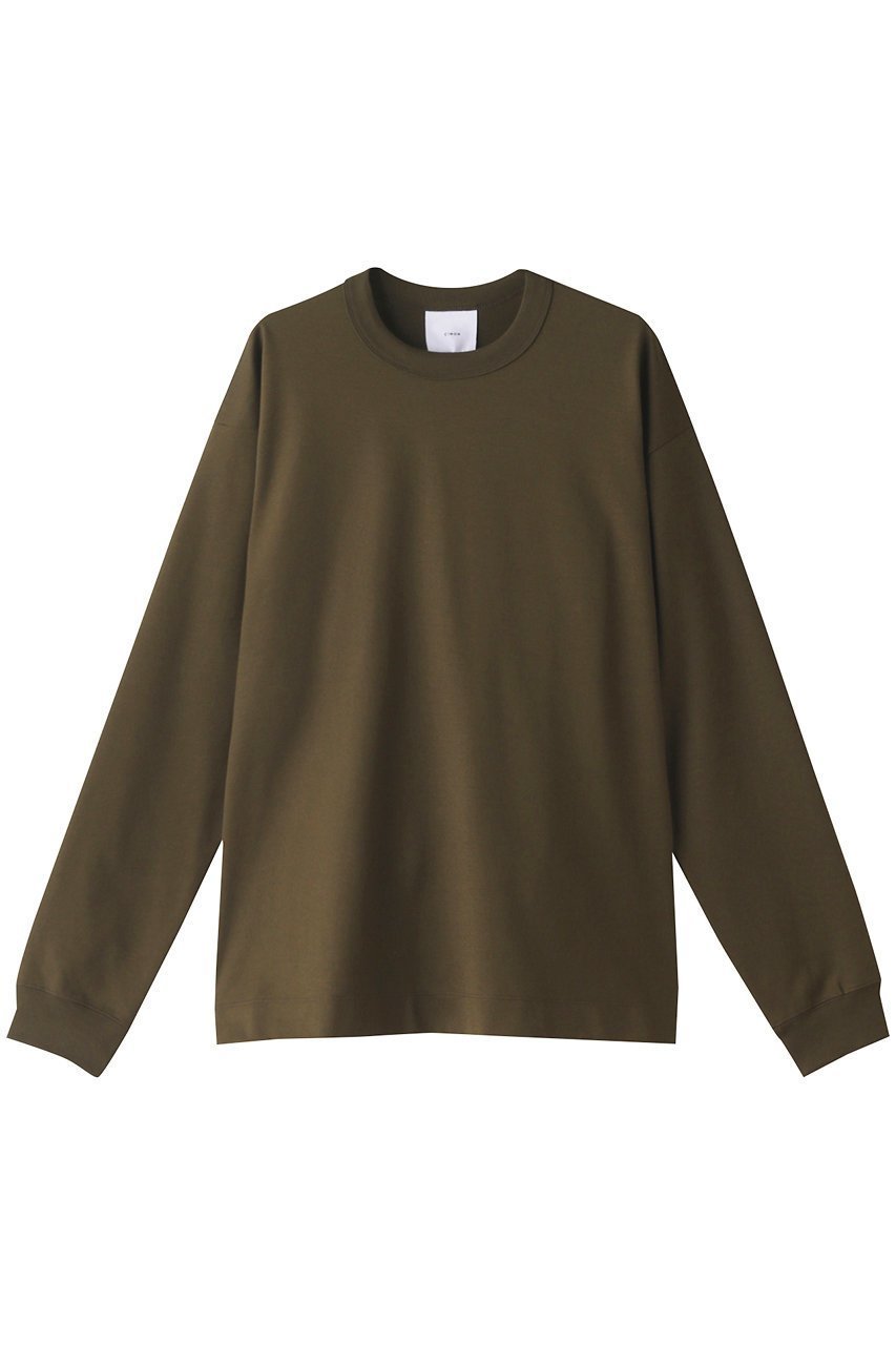 【チノ/CINOH / MEN】の【MEN】REFINA コットンジャージー ベーシック ロングTシャツ インテリア・キッズ・メンズ・レディースファッション・服の通販 founy(ファニー) 　ファッション　Fashion　メンズファッション　Fashion for Men　トップス・カットソー　Cut & Sew Tops　メンズシャツ　Shirts　ロングTシャツ・Tシャツ / 着回し力抜群　Longline T-Shirts & Tees　スリーブ　Sleeve, Long Sleeve / Short Sleeve　ベーシック　Basic, Essential　ロング　Long, Long-Length　定番　Standard, Basic Item　カーキ|ID: prp329100003495956 ipo3291000000032796708