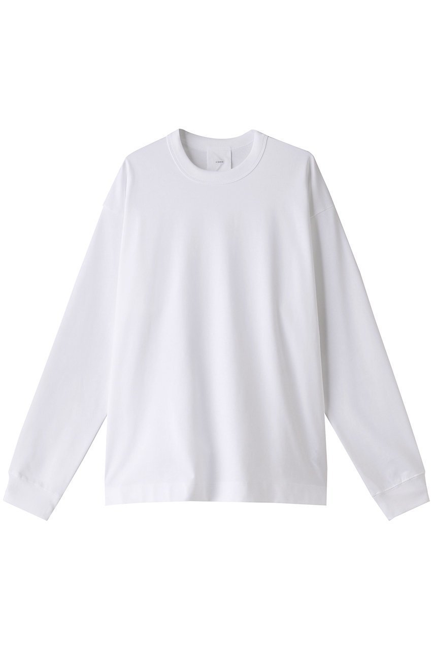 【チノ/CINOH / MEN】の【MEN】REFINA コットンジャージー ベーシック ロングTシャツ インテリア・キッズ・メンズ・レディースファッション・服の通販 founy(ファニー) 　ファッション　Fashion　メンズファッション　Fashion for Men　トップス・カットソー　Cut & Sew Tops　メンズシャツ　Shirts　ロングTシャツ・Tシャツ / 着回し力抜群　Longline T-Shirts & Tees　スリーブ　Sleeve, Long Sleeve / Short Sleeve　ベーシック　Basic, Essential　ロング　Long, Long-Length　定番　Standard, Basic Item　ホワイト|ID: prp329100003495956 ipo3291000000032796712
