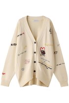 【メゾンスペシャル/MAISON SPECIAL】のライフワードエンブロイダリーニットカーディガン 人気、トレンドファッション・服の通販 founy(ファニー) ファッション Fashion レディースファッション Fashion for Women トップス・カットソー Cut & Sew Tops ニット Knit Tops & Sweaters カーディガン・羽織り Layered Style Cardigans おすすめ Recommended / Our Picks カーディガン Cardigan, Knitwear ガーリー Girly, Feminine Style モチーフ Motif, Design Theme thumbnail WHT(ホワイト)|ID: prp329100003495977 ipo3291000000034909947
